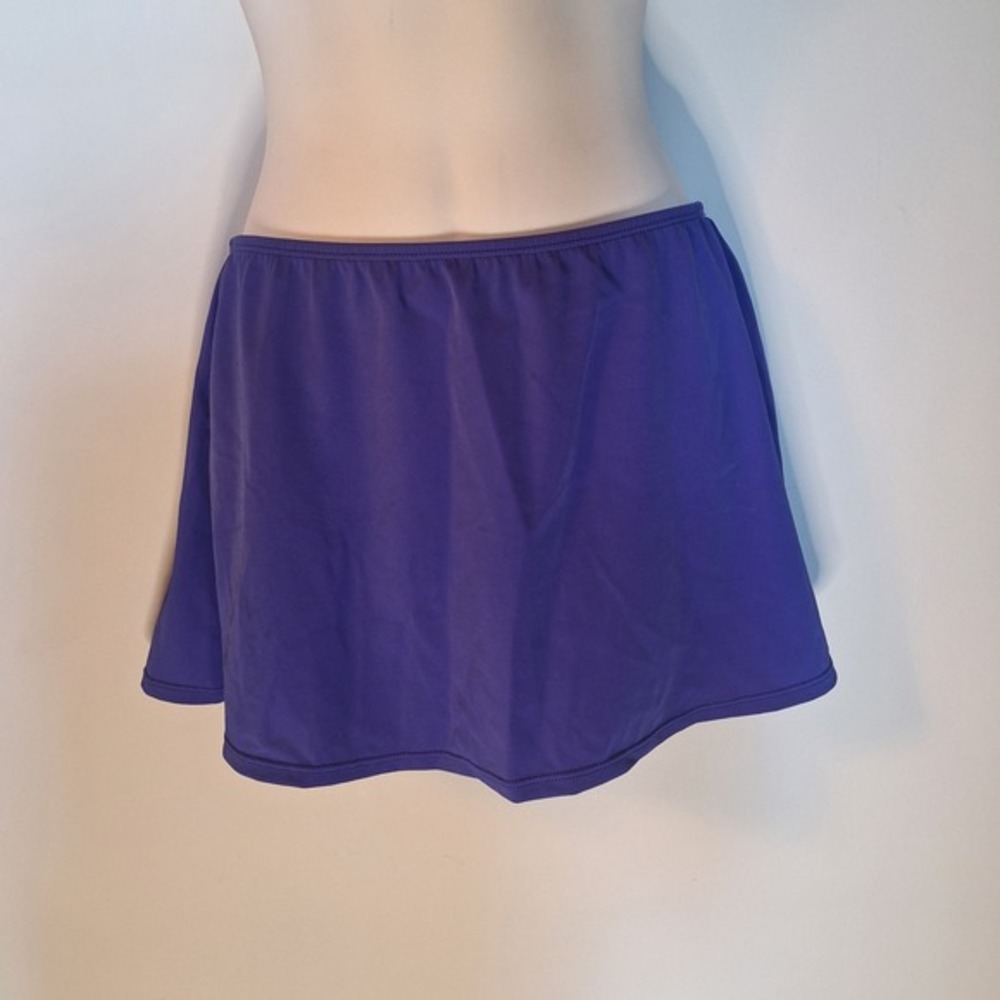 Jantzen Classics Womens Purple Swim Skirt‎ with Built-in Brief Size 10 RN37972